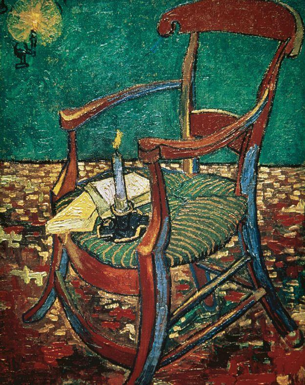 La silla de Gauguin (Van Gogh)